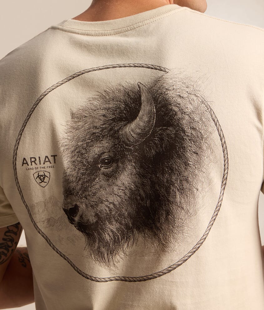 Bison Head Circle T-Shirt