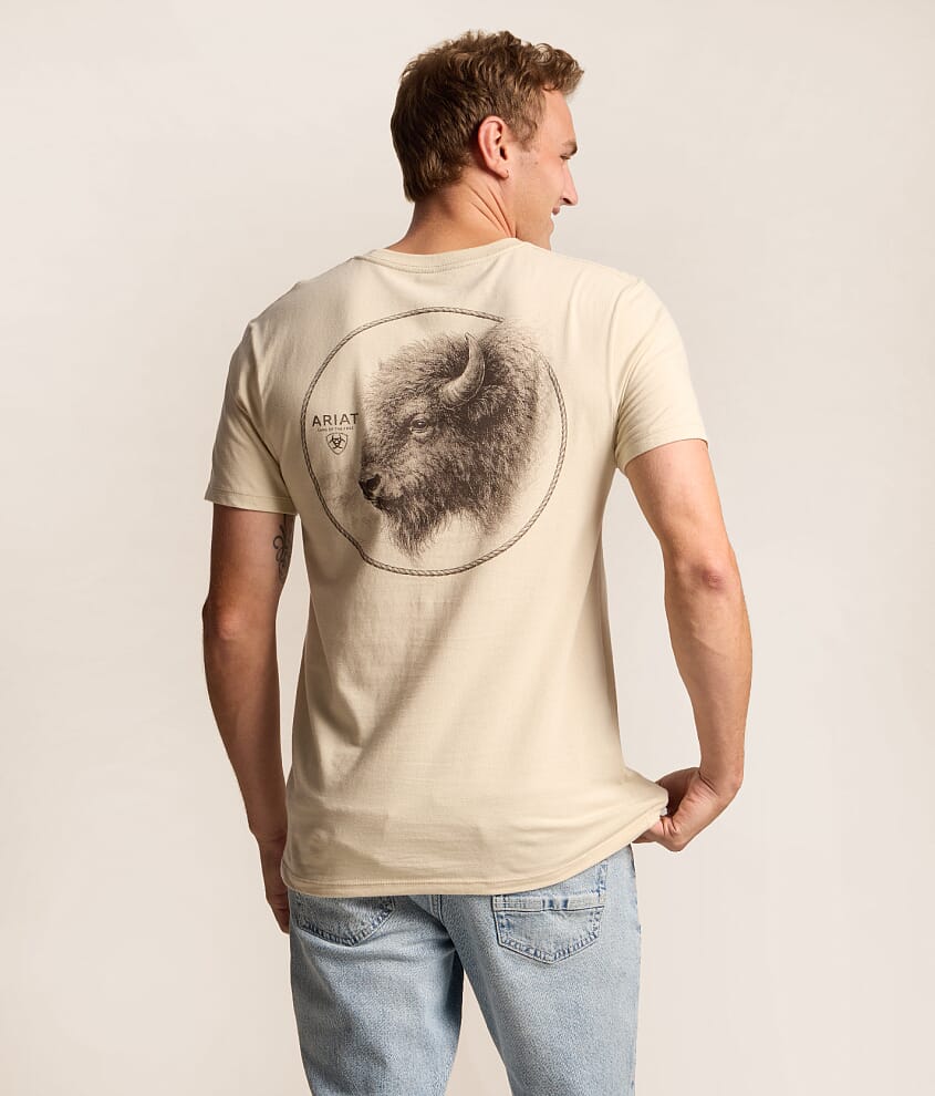 Bison Head Circle T-Shirt