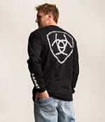 Ariat Barbed Wire Shield T-Shirt - Men's Graphic T-Shirts in Black