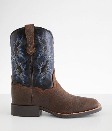 Ariat Boys - Tombstone Leather Cowboy Boot front view