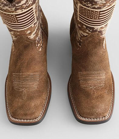 Boys - Patriot Leather Cowboy Boot thumbnail 5