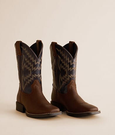 Boys - Tycoon Leather Cowboy Boot thumbnail 2