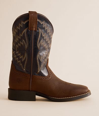 Boys - Tycoon Leather Cowboy Boot