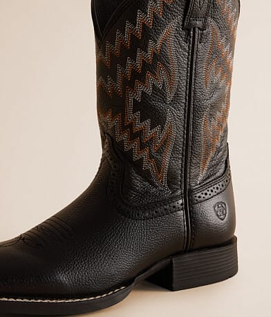 Boys - Tycoon Leather Cowboy Boot thumbnail 6