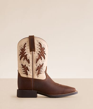 Ariat Boys - Cowboy VentTEK™ Leather Boot front view