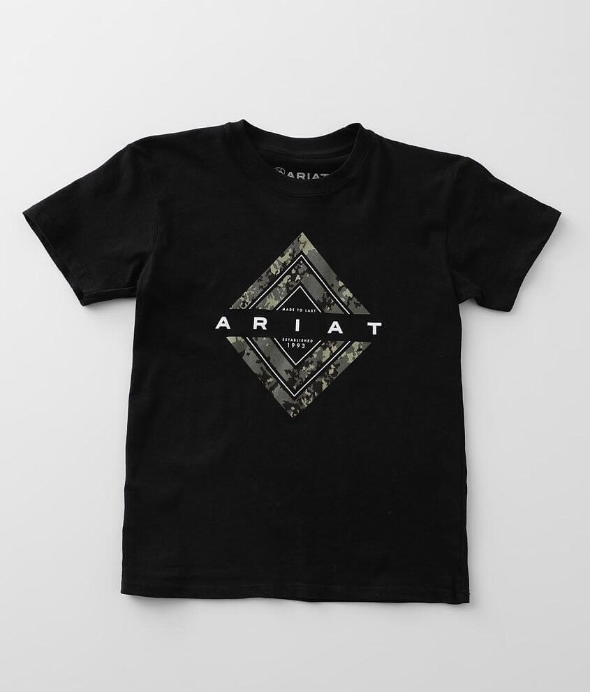 Boys - Ariat Diamond Camo T-Shirt front view