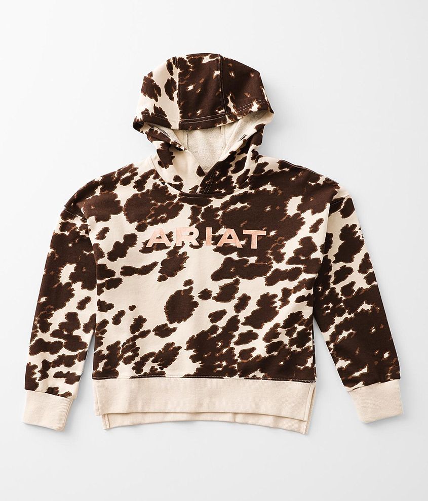 Girls - Ariat Real Pony Hooded Sweatshirt front view