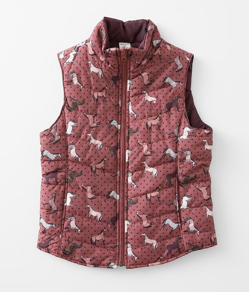 Girls - Ariat Tek&#8482; Bella Reversible Puffer Vest front view