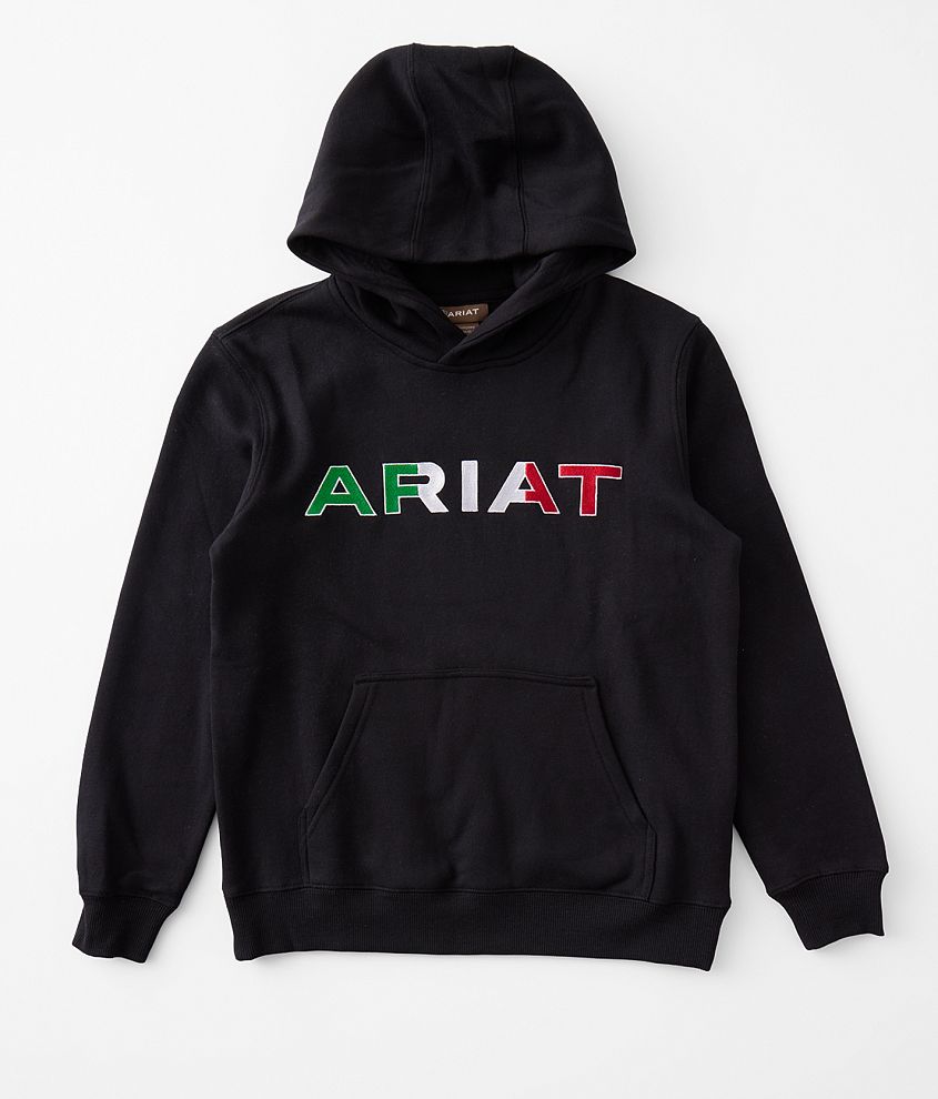 Boys - Ariat Mexico Hooded Sweatshirt front view