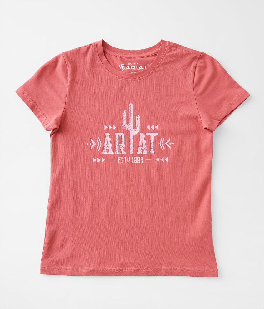 Girls - Ariat Cactus T-Shirt front view