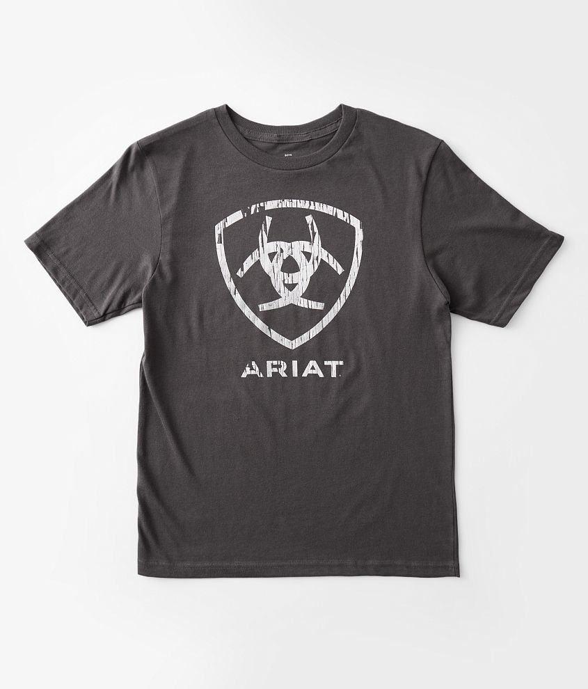 Boys - Ariat Barn Shield US T-Shirt front view