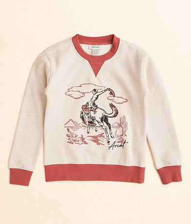 Ariat Girls - Bronc Junior Pullover front view