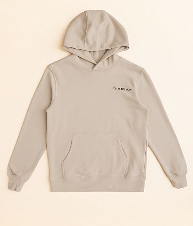 Ariat Boys - Stacks Hooded Sweatshirt front view