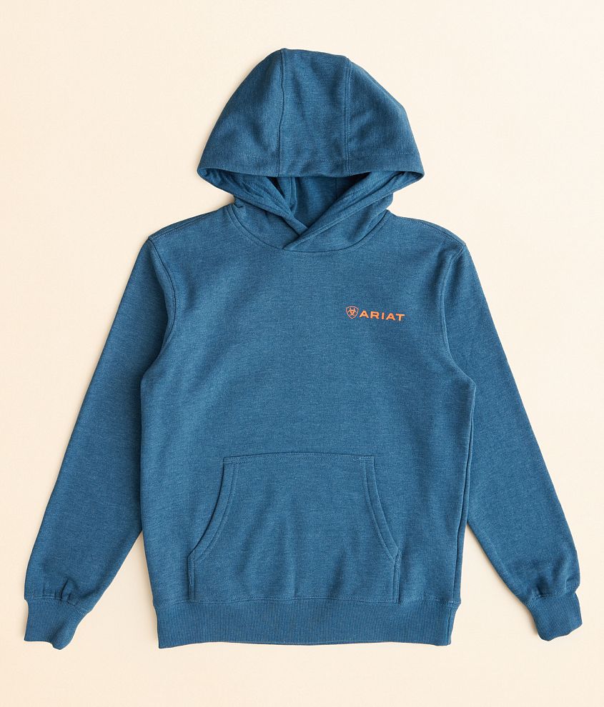 Boys - Ariat Carlsbad Canyon Hooded Sweatshirt front view