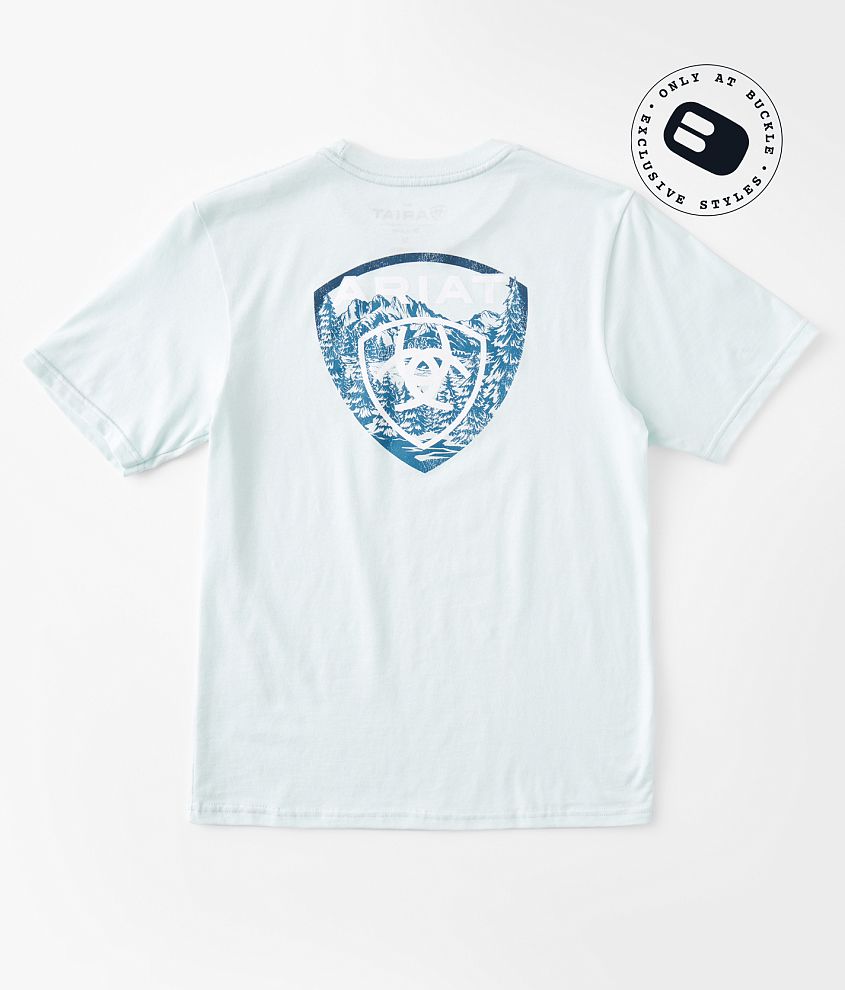 Boys - Ariat Forest Badge T-Shirt front view