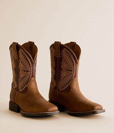 Boys - Ruidoso Leather Cowboy Boot thumbnail 2