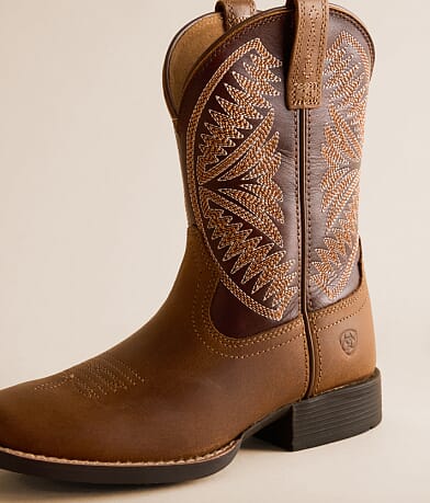Boys - Ruidoso Leather Cowboy Boot thumbnail 6