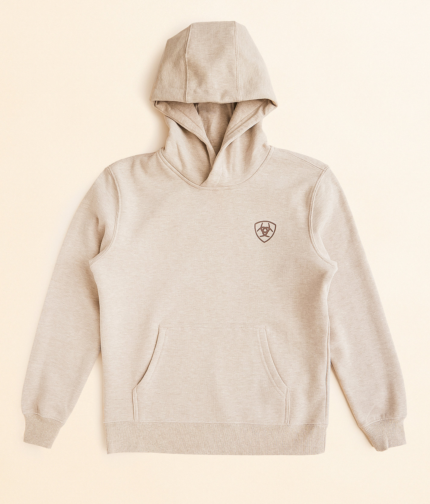 ARIAT Men's Southwestern Longhorn Hoodie – Super Soft Fleece Pullover With Graphic, For Casual Wear