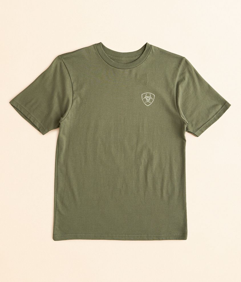 Boys - Ariat Stone Arrowhead T-Shirt front view