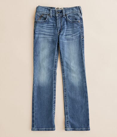 Ariat Boys - B4 Relaxed Boot Stretch Jean front view