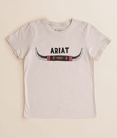 Ariat Girls - Bull Horns T-Shirt front view