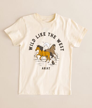 Ariat Girls - Wild Like The West T-Shirt front view