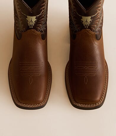 Boys - Stampede Leather Cowboy Boot thumbnail 5