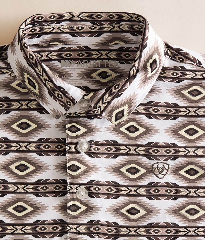 Boys - Geo Stripe Tek Polo