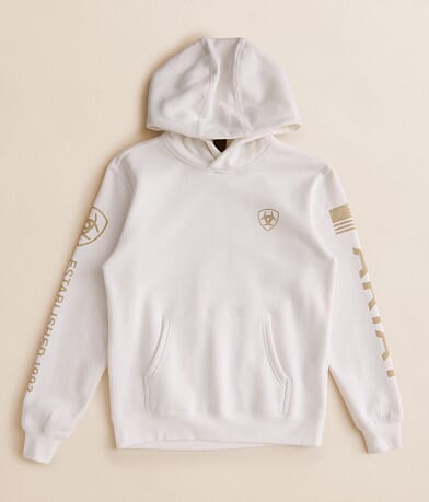 Ariat Boys - Imprint Hooded Sweatshirt front view