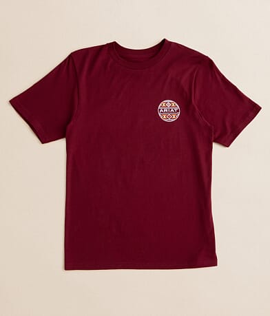 Ariat Boys - Canyon Aztec Circle T-Shirt front view