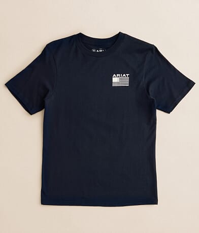 Ariat Boys - Diamond Flag T-Shirt front view