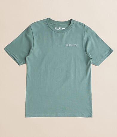 Ariat Boys - Wooden Ridge Badge T-Shirt front view