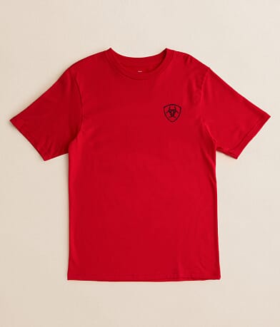 Ariat Boys - Simple Wooden Last T-Shirt front view