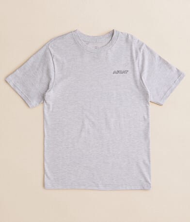 Ariat Boys - Chalk Diamond Patriot T-Shirt front view