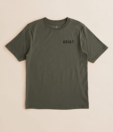 Ariat Boys - Badlands Patriot Skull T-Shirt front view