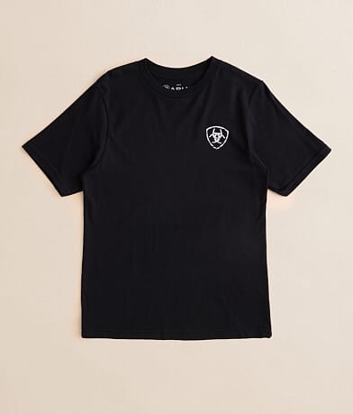Ariat Boys - Simple Wooden Last T-Shirt front view