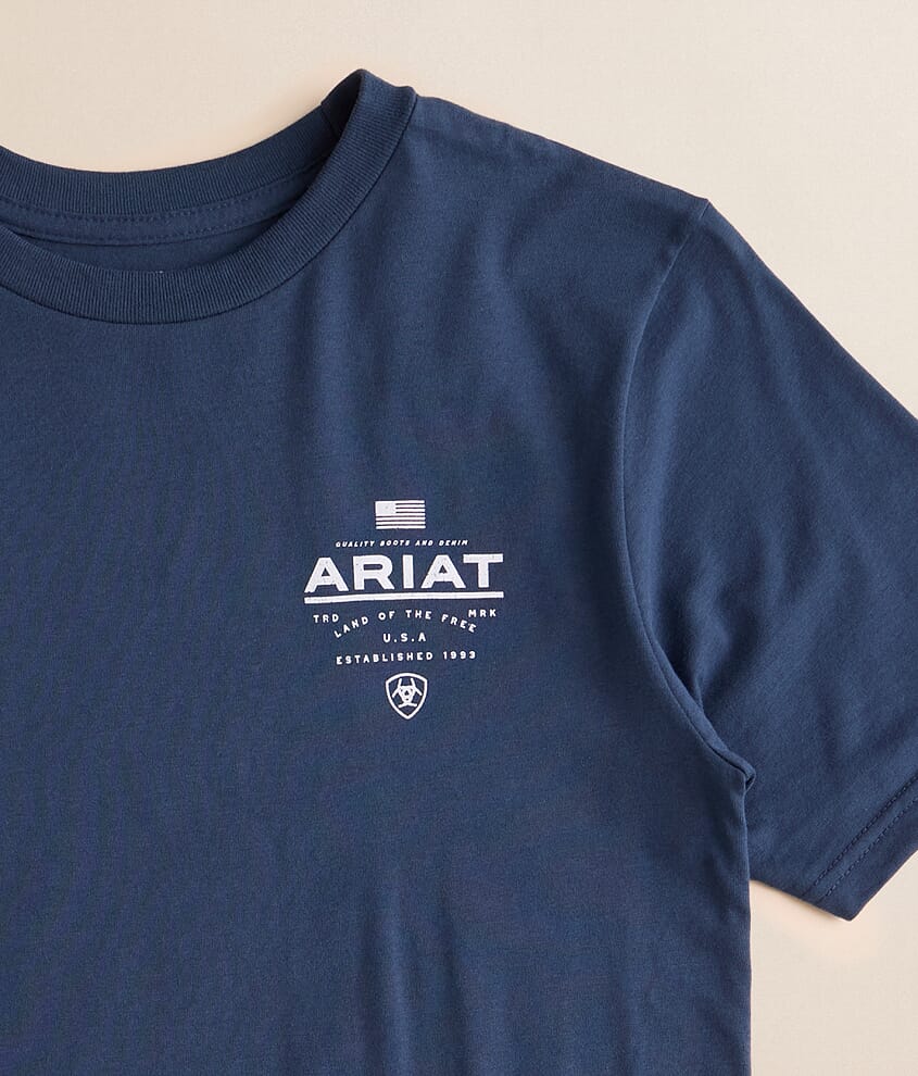 Boys - Lockup Flag Painted T-Shirt