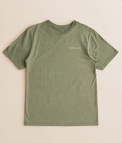 Ariat Boys - Digi Bias Flag T-Shirt front view