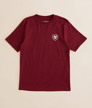 Ariat Boys - Aztec Outline T-Shirt front view