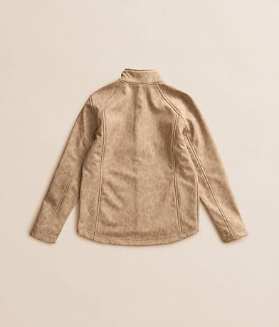 Girls - Faded Leopard Softshell Jacket thumbnail 2