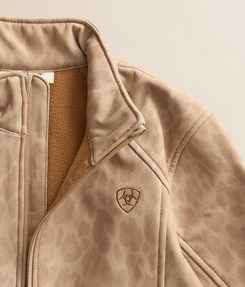 Girls - Faded Leopard Softshell Jacket