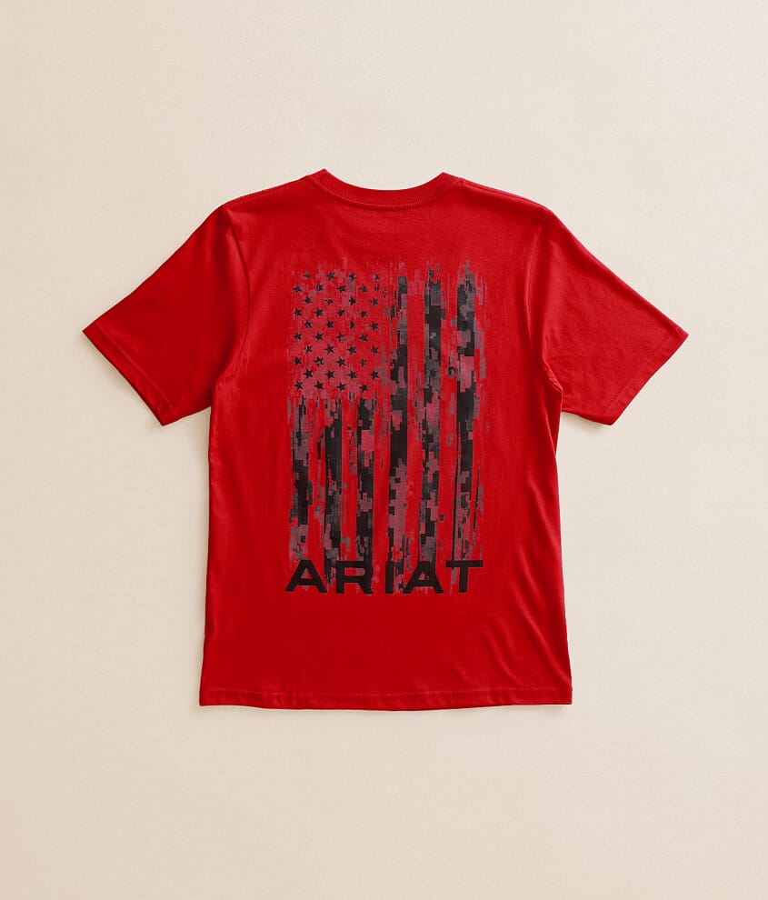 Boys - Digiglitch Flag T-Shirt