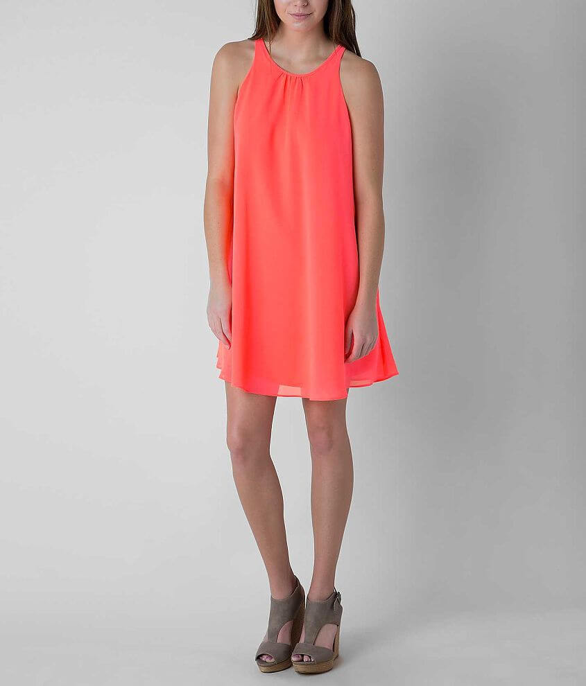 Neon buckle dress sale