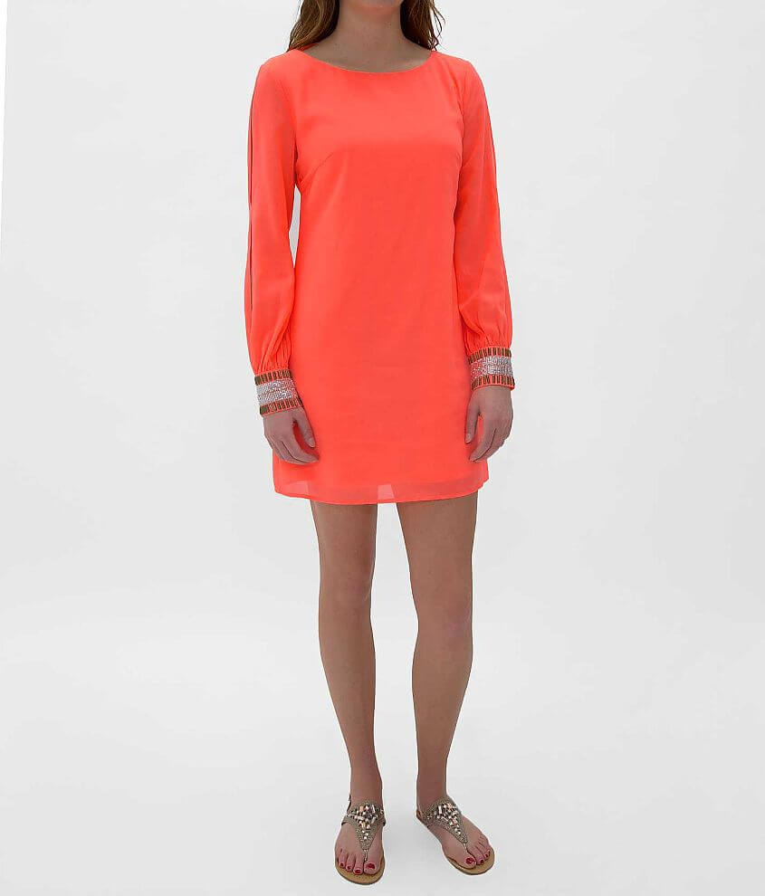 Neon hotsell buckle dress