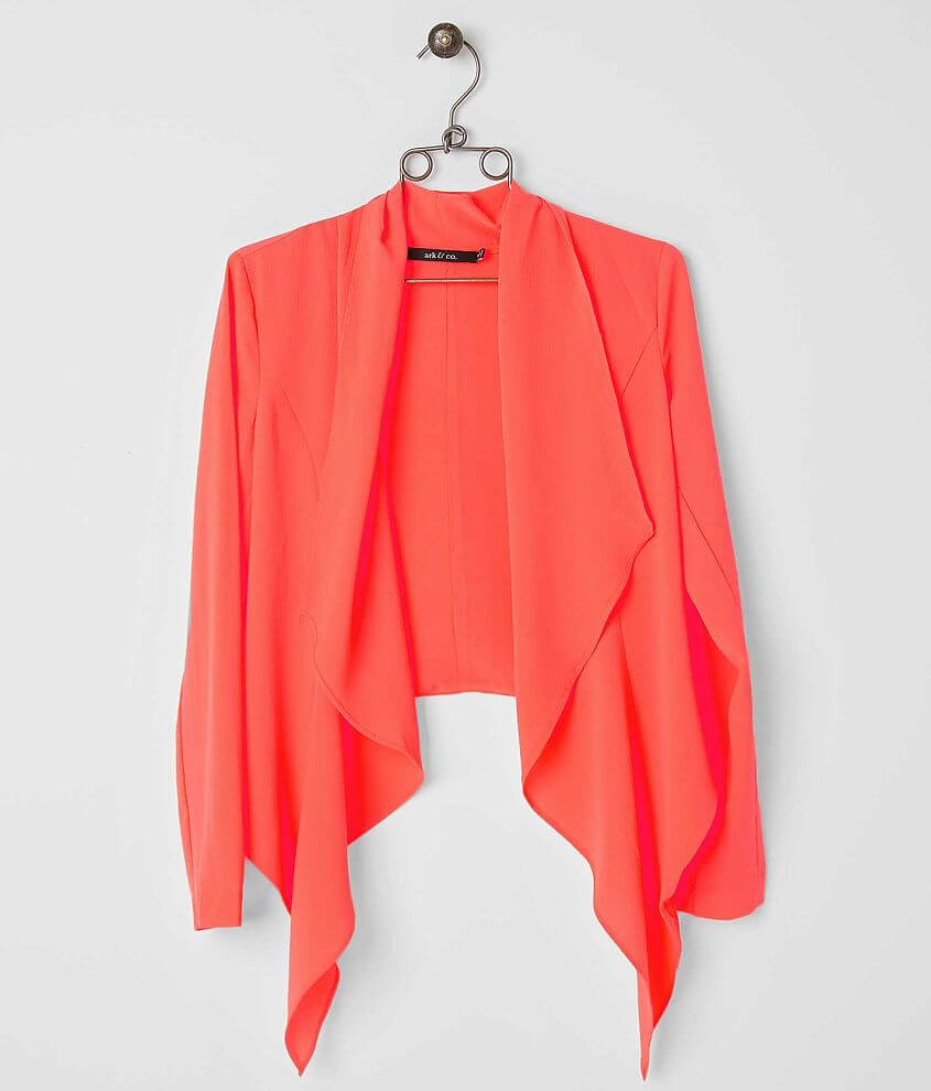 Neon coral outlet blazer