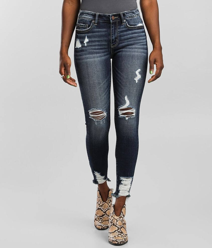 BKE Stella Mid-Rise Ankle Skinny Stretch Jean front view