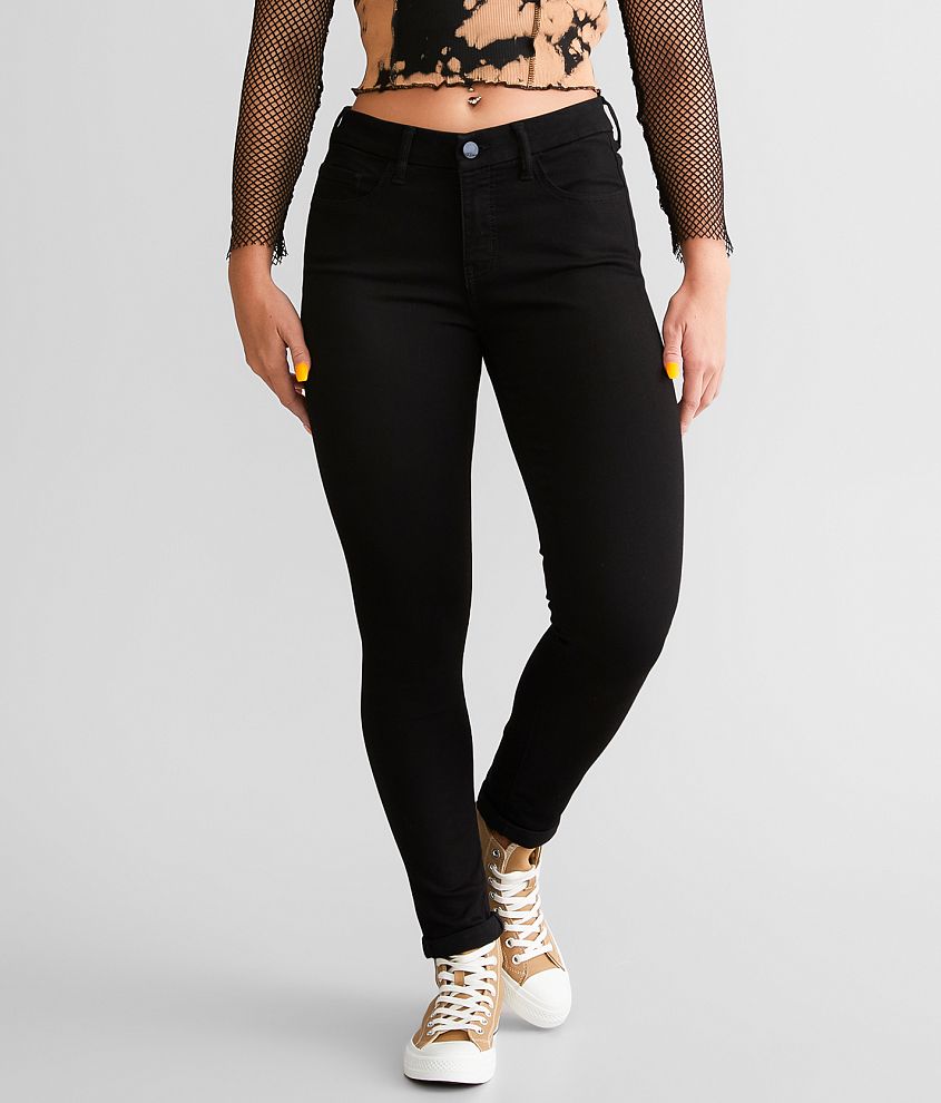 Black Buckle Waist Body Shaper Leggings