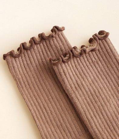 BKE Lettuce Trim Socks misc detail 1 view