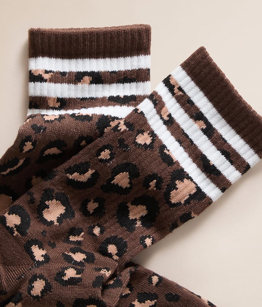 Striped Leopard Socks - thumbnail 2