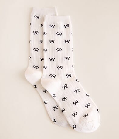 BKE Bow Socks front view